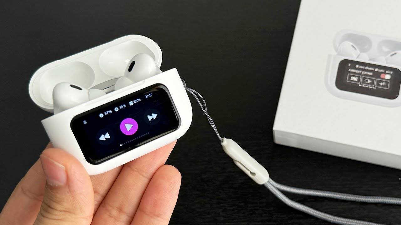 🎧✨ ¡AirPods Pro 2 con Pantalla al Mejor Precio! 🚀 Envío Gratis