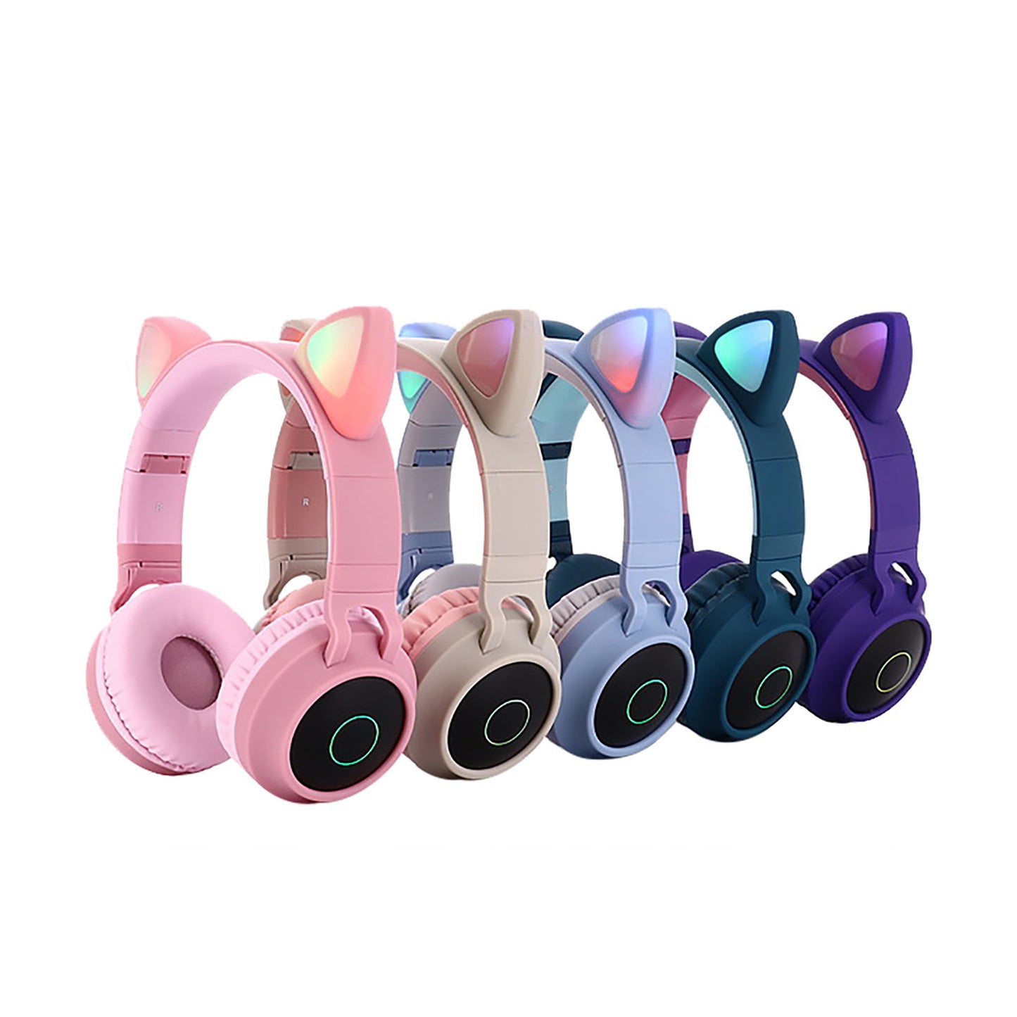 🎧🐱 Auriculares BT028C Cute Cat Ear Bluetooth 5.0 – ¡Calidad de Sonido y Estilo! 🎶✨