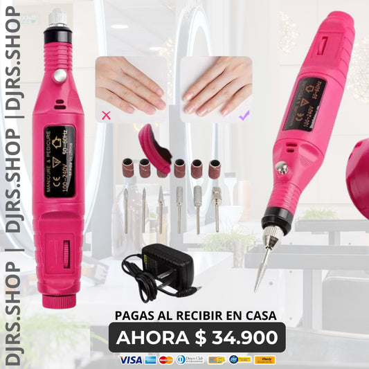 💎 Mini Lijadora Eléctrica Profesional - Versátil y Precisa para Manicura, Pulido y Más ✨"