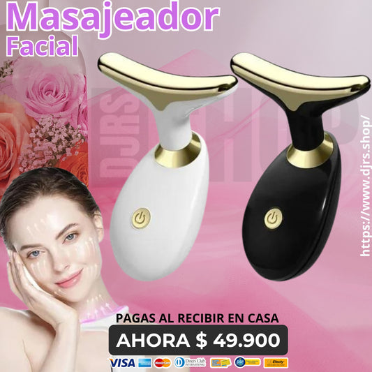 🌟✨ ¡Rejuvenece con el Masajeador Facial de Elevación! 💆‍♀️🌺