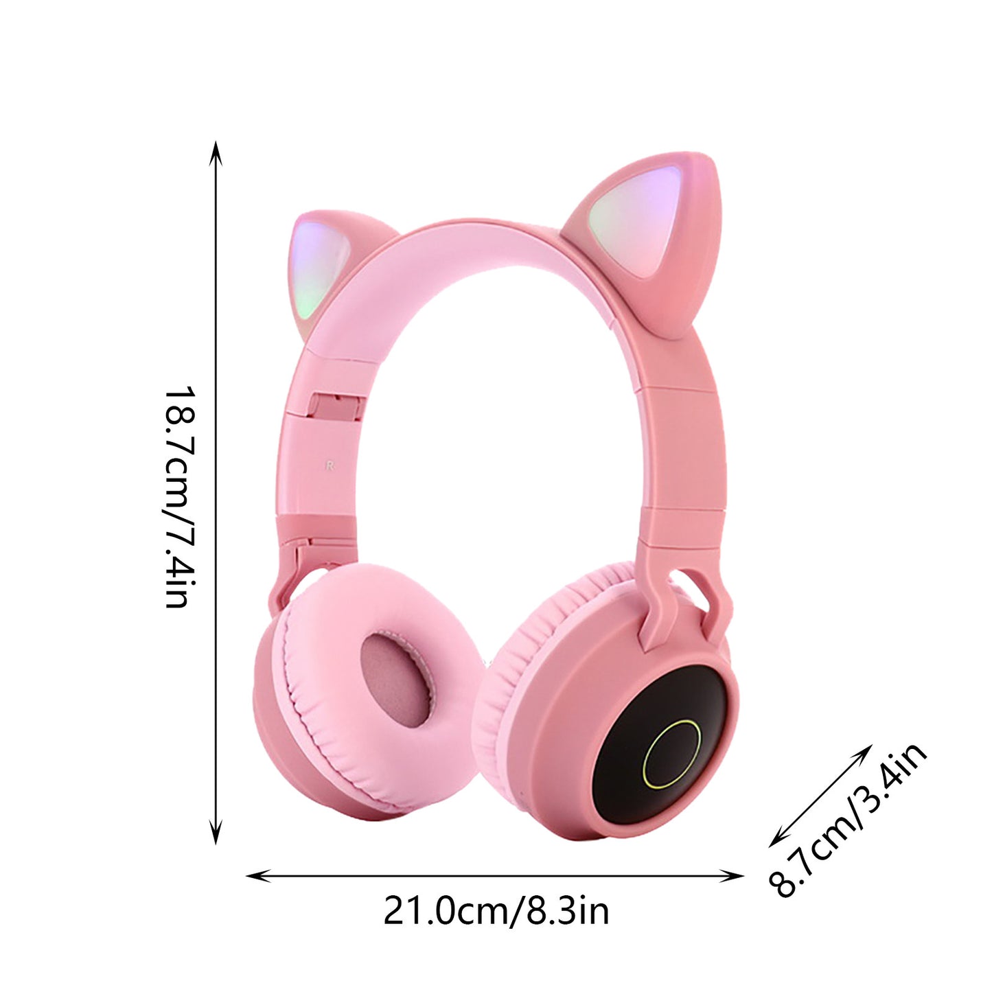 🎧🐱 Auriculares BT028C Cute Cat Ear Bluetooth 5.0 – ¡Calidad de Sonido y Estilo! 🎶✨